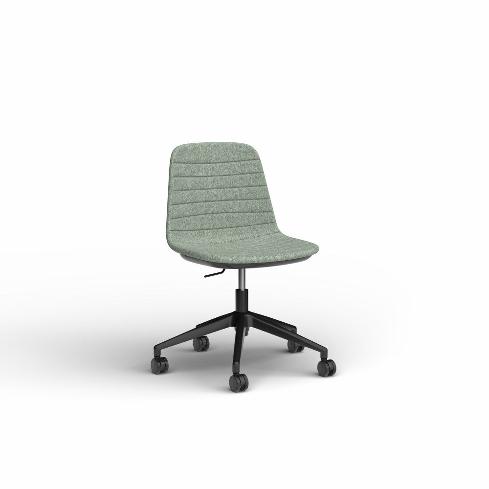 Sofia Office Chair Fabric Lift Leaf & Black - Office Furniture Designs