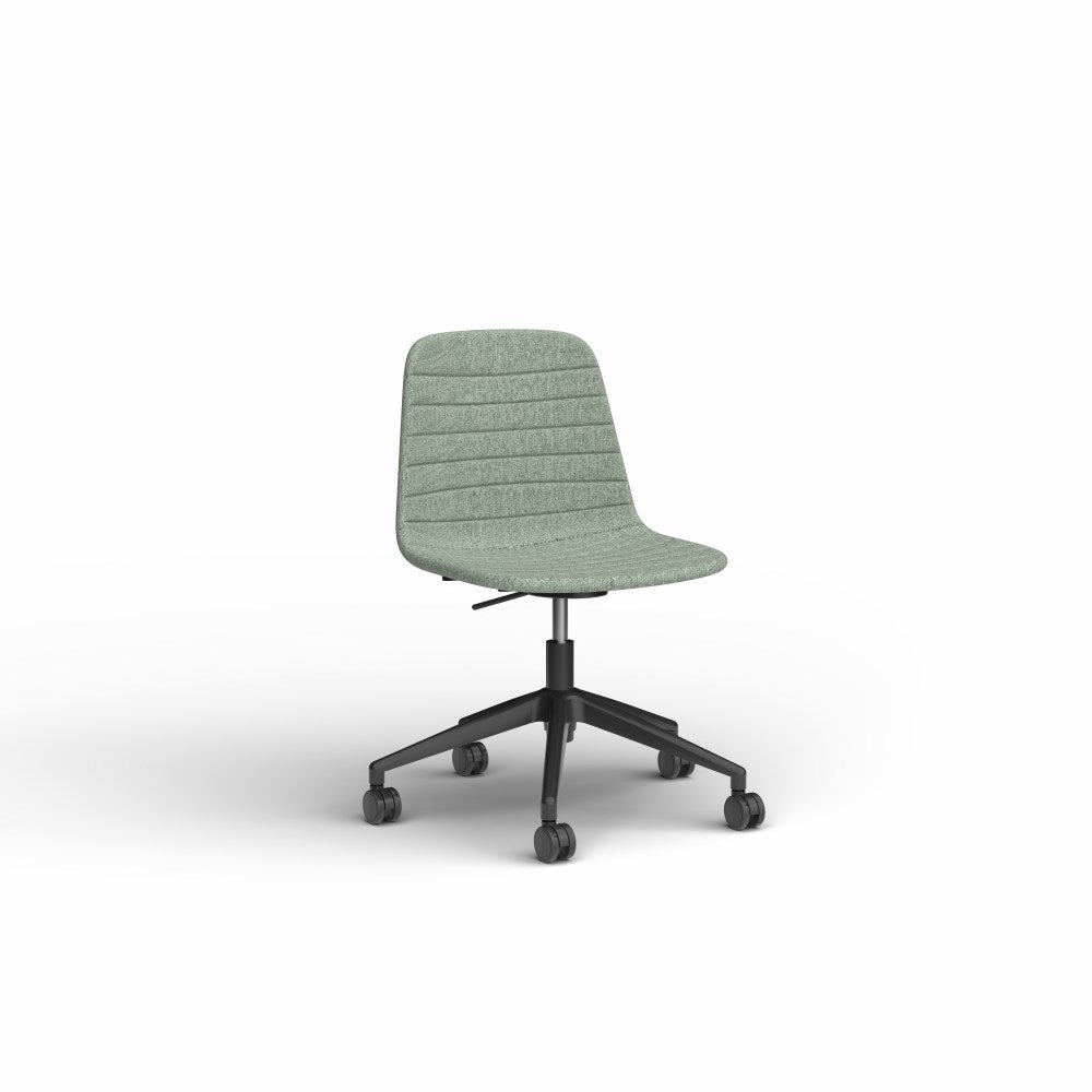 Sofia Office Chair Fabric Lift With Tilt Green & Black - Office Furniture Designs