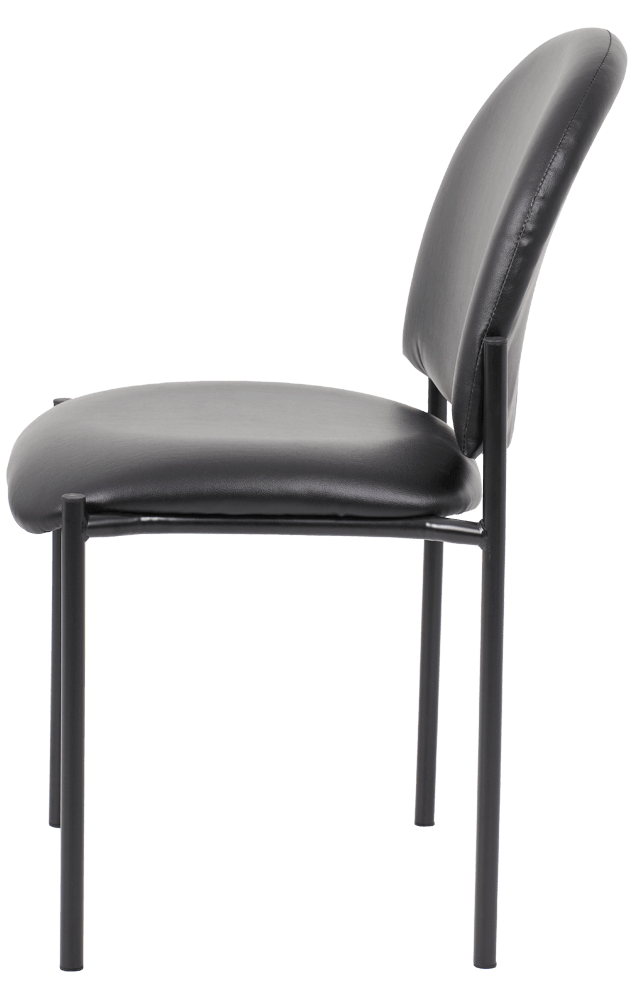 Stacking Chair PU No Arms | Office Furniture Designs