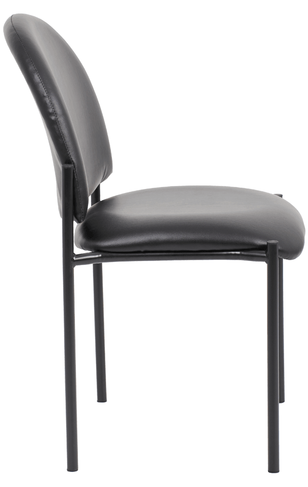 Stacking Chair PU No Arms | Office Furniture Designs