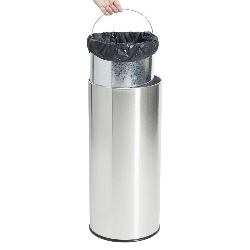 Stainless Steel Tidy Bin 45L - Office Furniture Designs