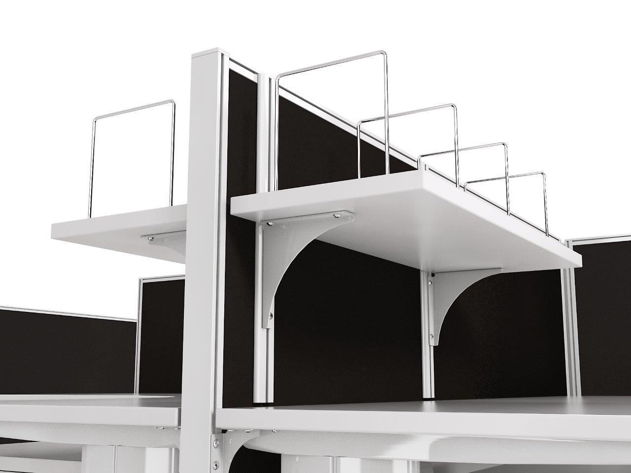 Studio 50 Screen Adjustable Shelf 600x300mm | Office Furniture Designs