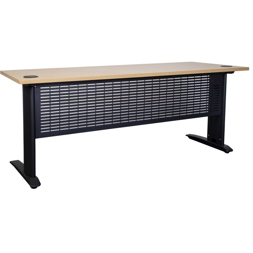Summit Straight Desk Desk White & White 1800W x 750D x 725H | Office Furniture Designs