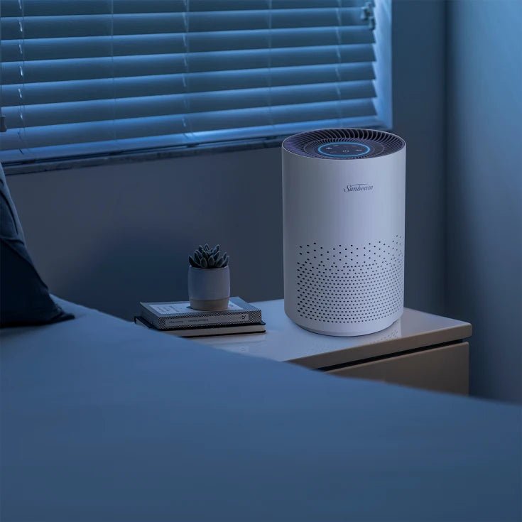 Sunbeam Fresh Control Air Purifier With Air Quality Sensor White | Office Furniture Designs
