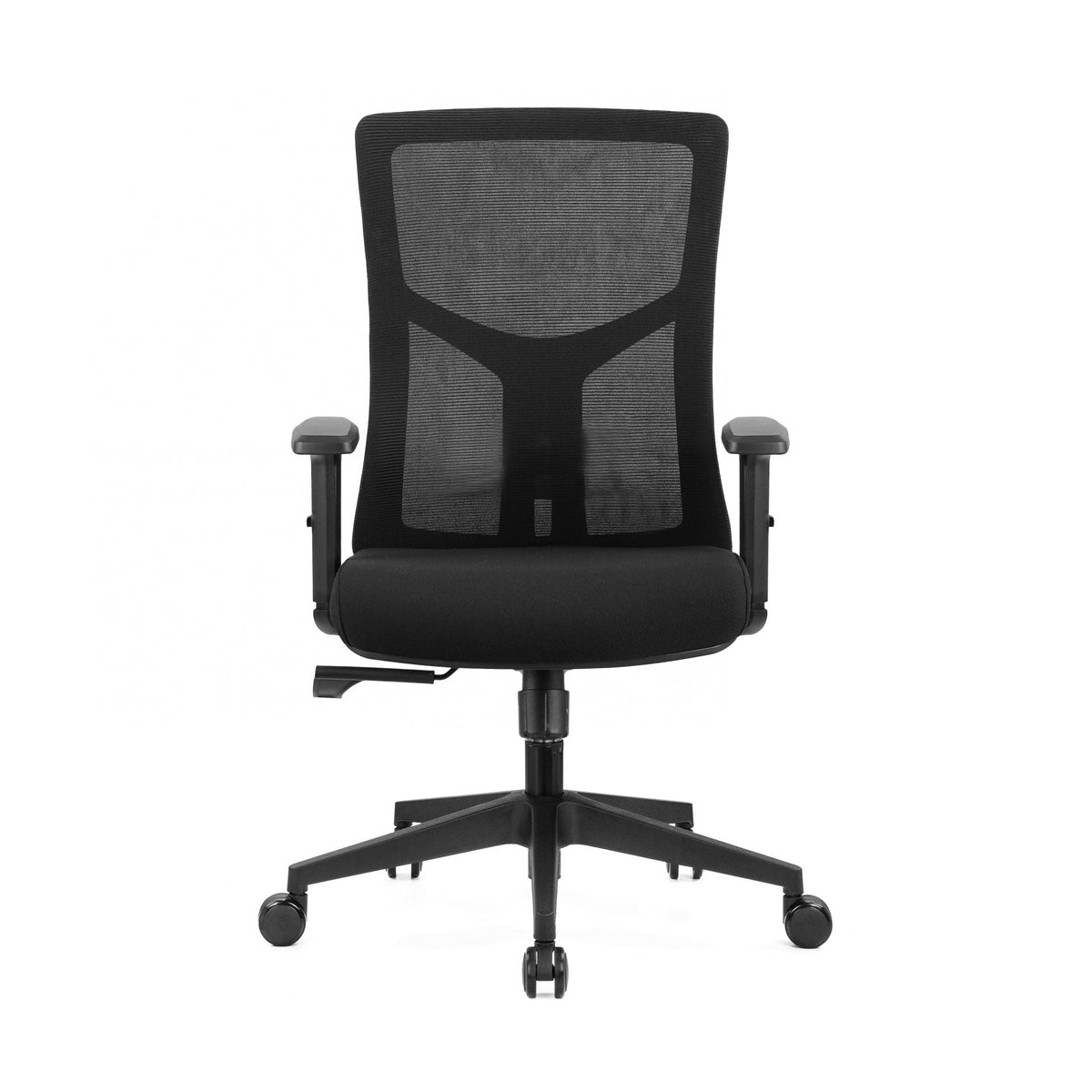 Tilly Task Chair With Arms Black | Office Furniture Designs