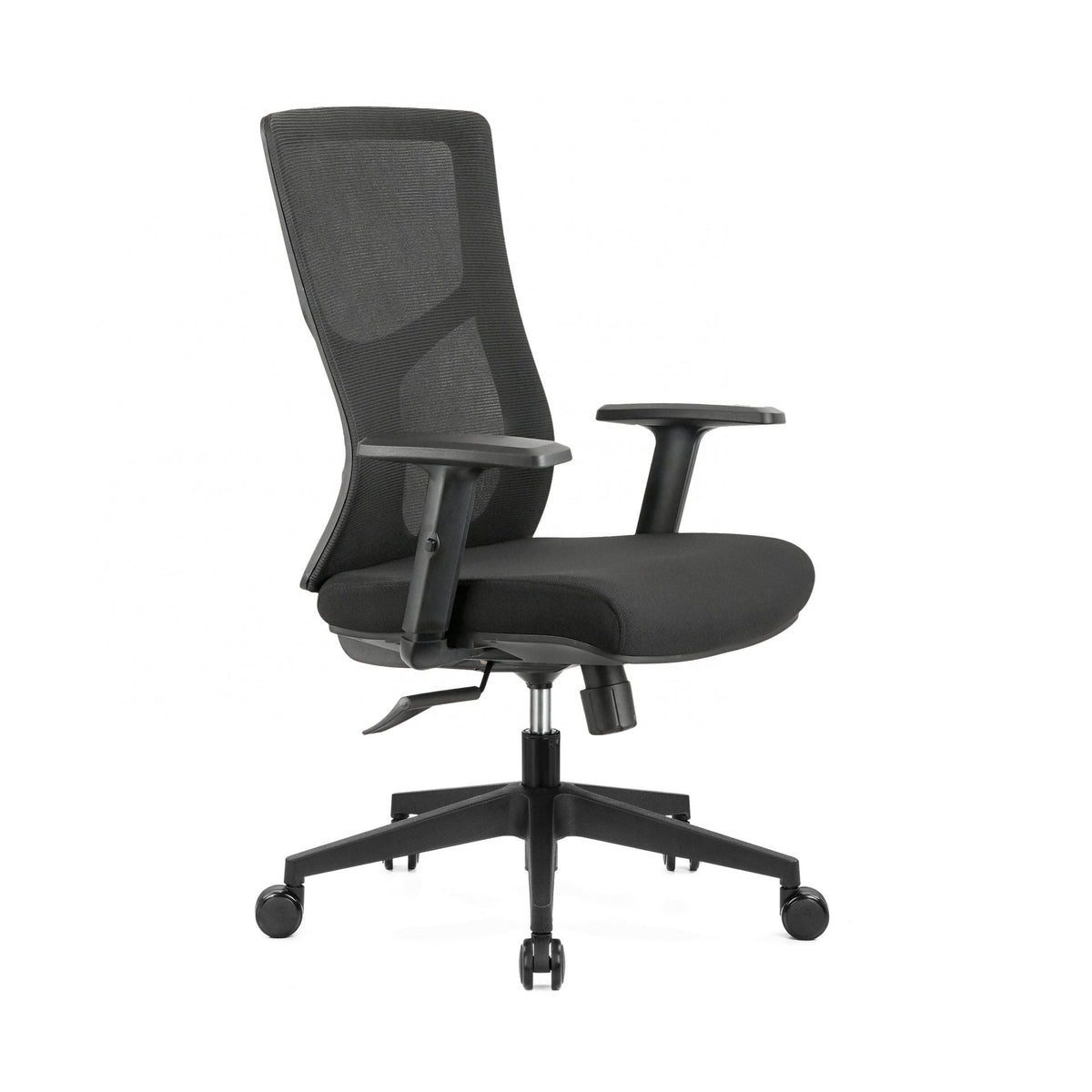 Tilly Task Chair With Arms Black | Office Furniture Designs