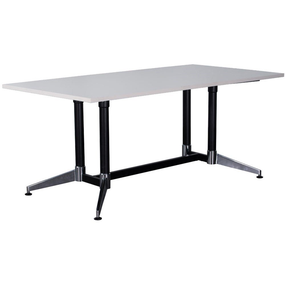 Typhoon Boardroom Table 1800W x 900D x 750H Black & White | Office Furniture Designs