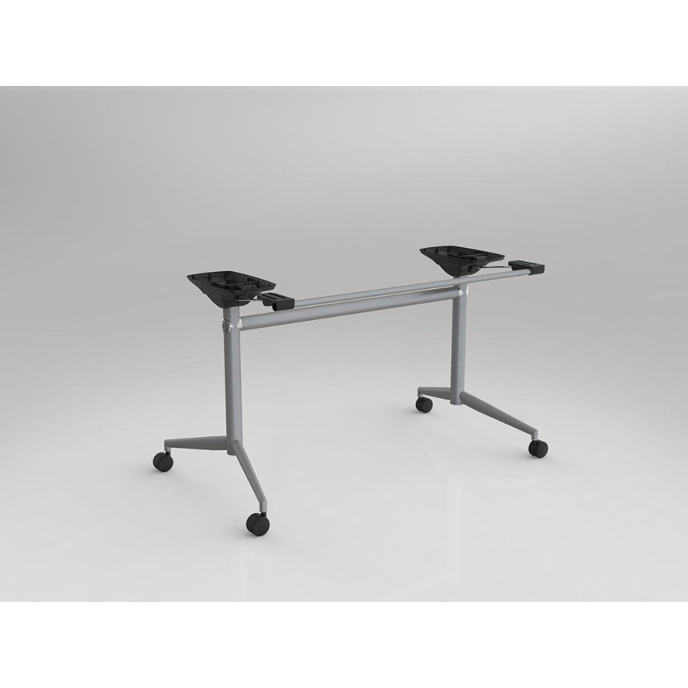 Uni Flip Table - Frame Only 900-1300W Silver | Office Furniture Designs