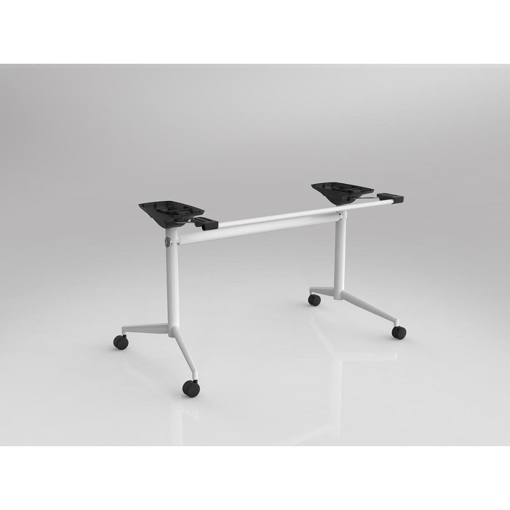 Uni Flip Table - Frame Only 900-1300W White | Office Furniture Designs