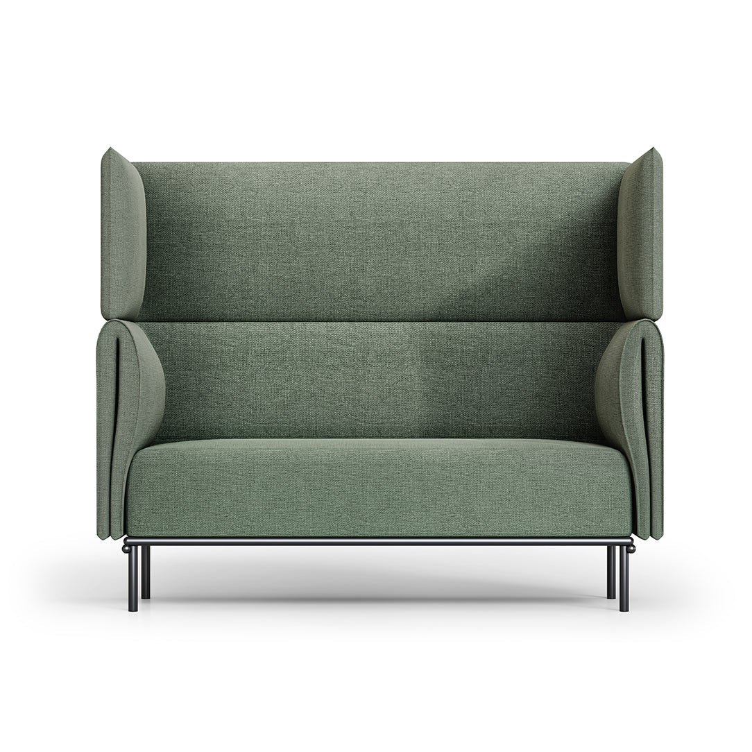 Velto Acoustic Lounge 2 Seater Olive | Office Furniture Designs