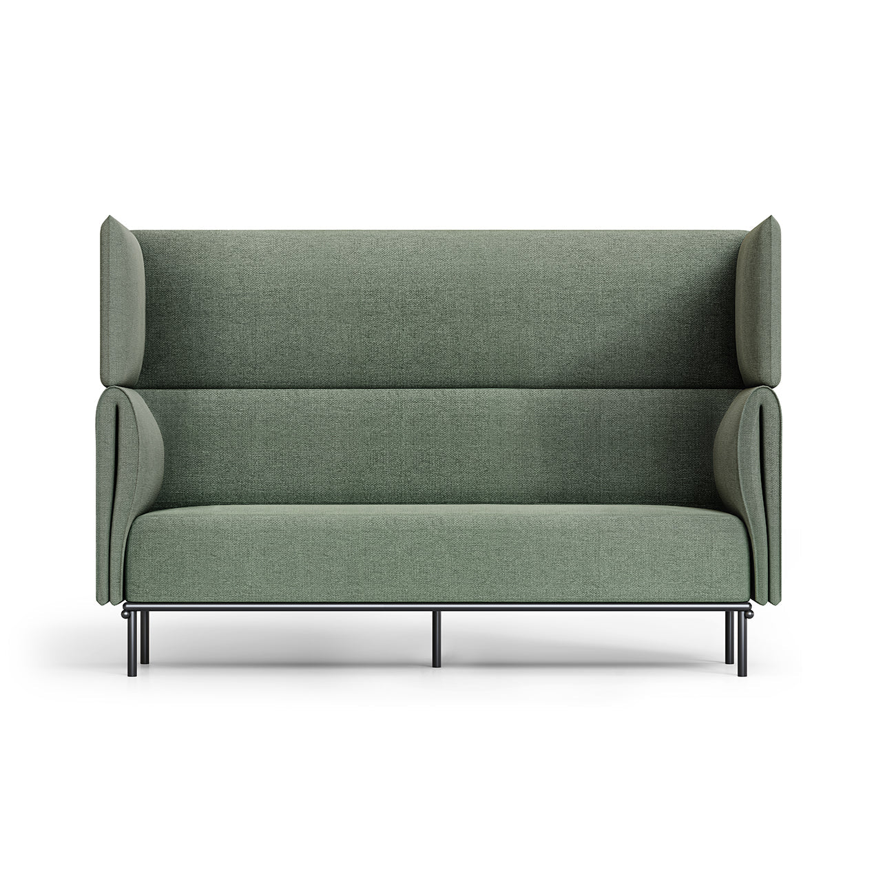 Velto Acoustic Lounge 3 Seater Olive | Office Furniture Designs