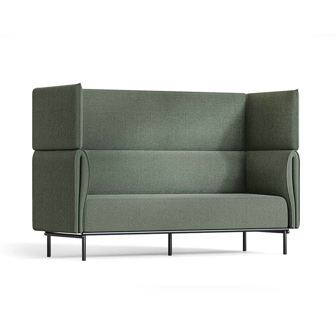 Velto Acoustic Lounge 3 Seater Olive | Office Furniture Designs