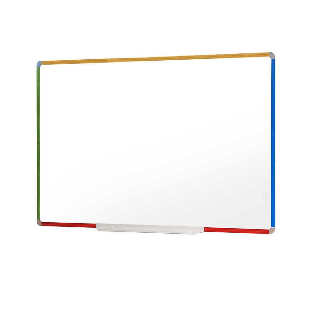 Vista Magnetic Whiteboard with 4 Colour Frame 900W x 1200H | Office Furniture Designs