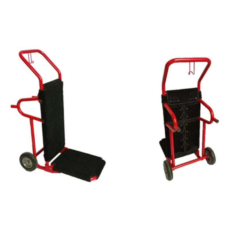 Wagen Porters Trolley 5 Star Black - Office Furniture Designs