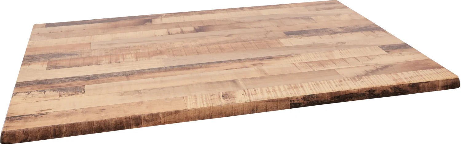 Werzalit Table Top 1200 x 800mm Rectangle Rustic Kansas | Office Furniture Designs