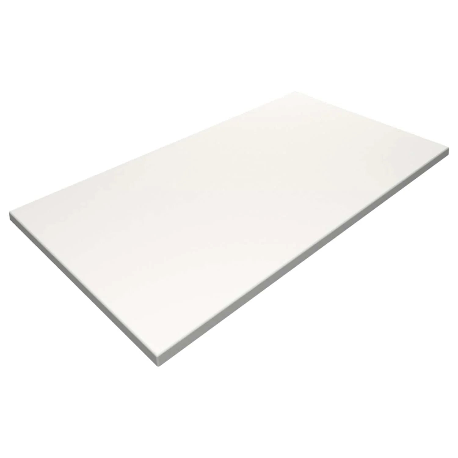 Werzalit Table Top 1200 x 800mm Rectangle White | Office Furniture Designs