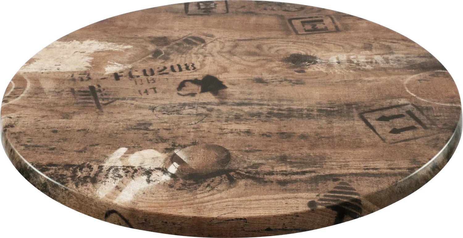 Werzalit Table Top Round 700mm Ex Works | Office Furniture Designs