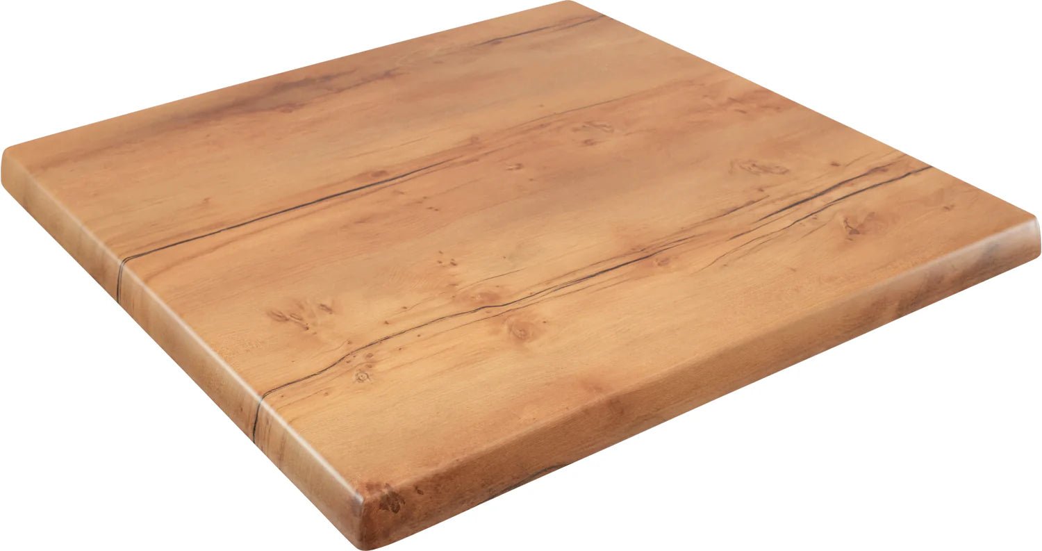 Werzalit Table Top Square 600mm New Boston | Office Furniture Designs