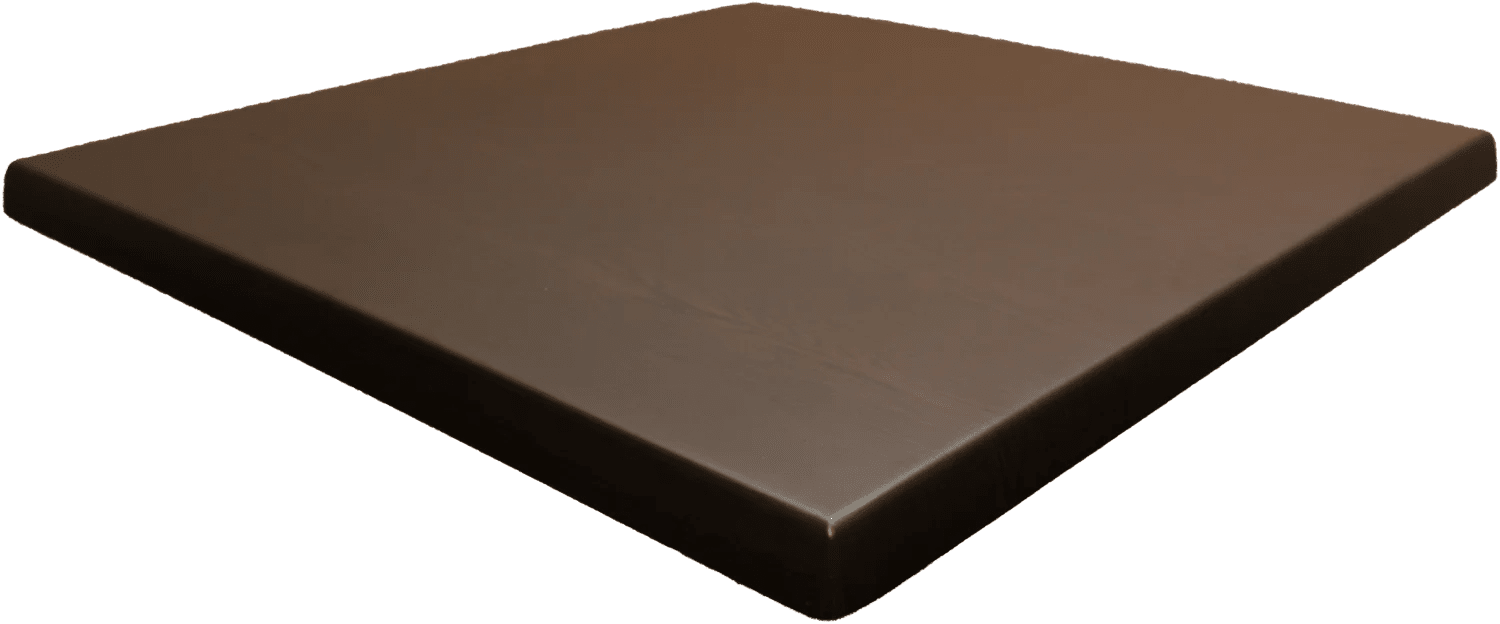 Werzalit Table Top Square 600mm Wenge | Office Furniture Designs