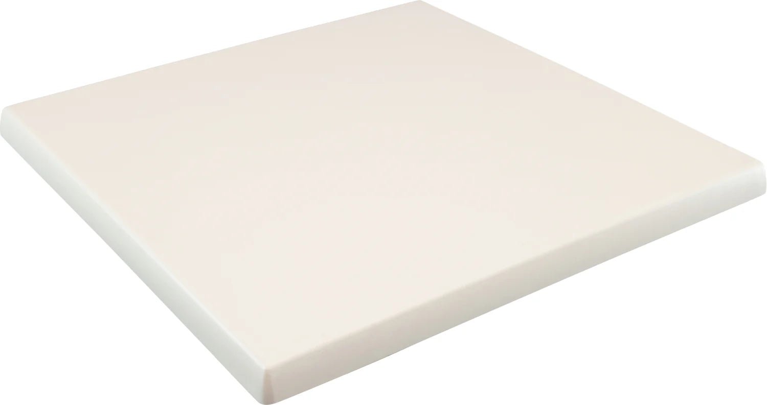 Werzalit Table Top Square 600mm White | Office Furniture Designs