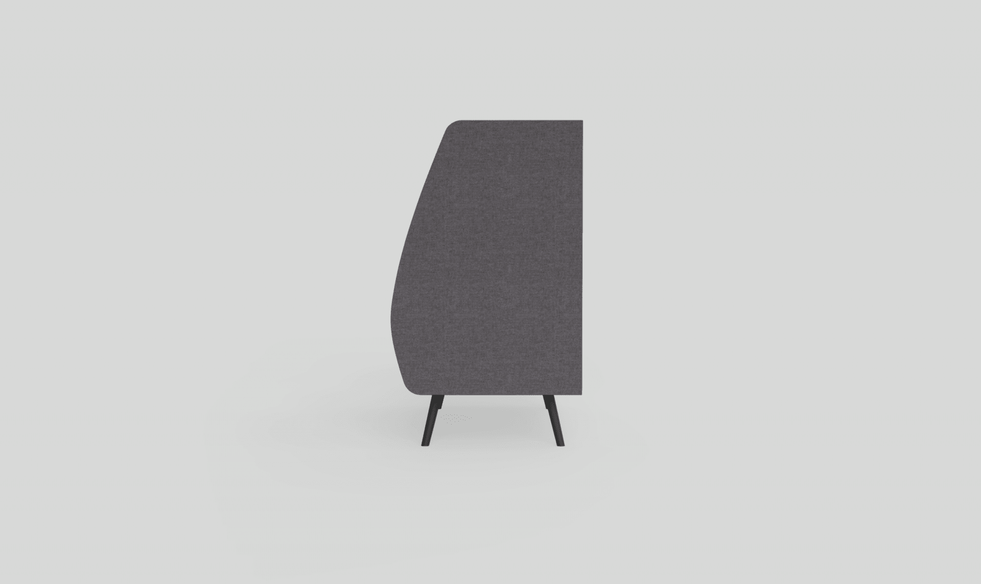 Willow Booth 2 Seater Onyx & Green | Office Furniture Designs