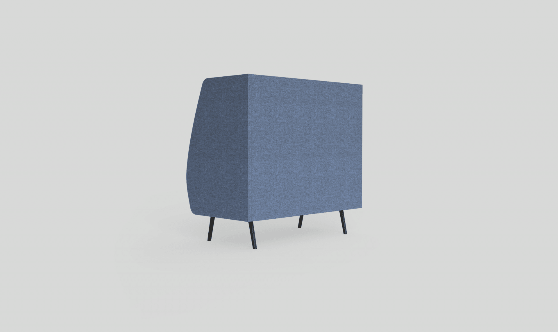 Willow Booth 2 Seater Onyx & Green | Office Furniture Designs