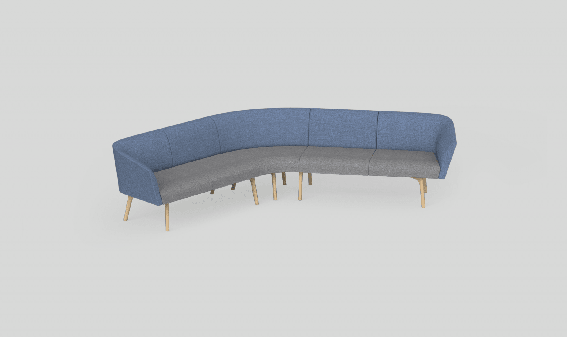 Willow Modular Lounge 13 Charcoal Black Metal | Office Furniture Designs