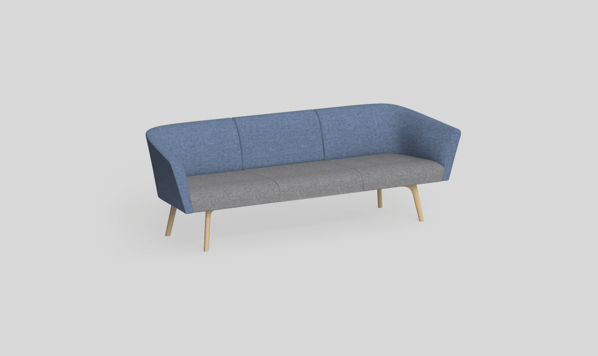 Willow Modular Lounge 6 Charcoal Black Metal | Office Furniture Designs